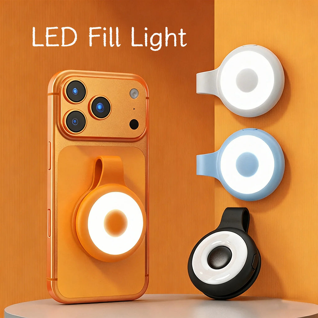 ToriTails Magnetic Mini Fill Light (with Selfie Mirror)