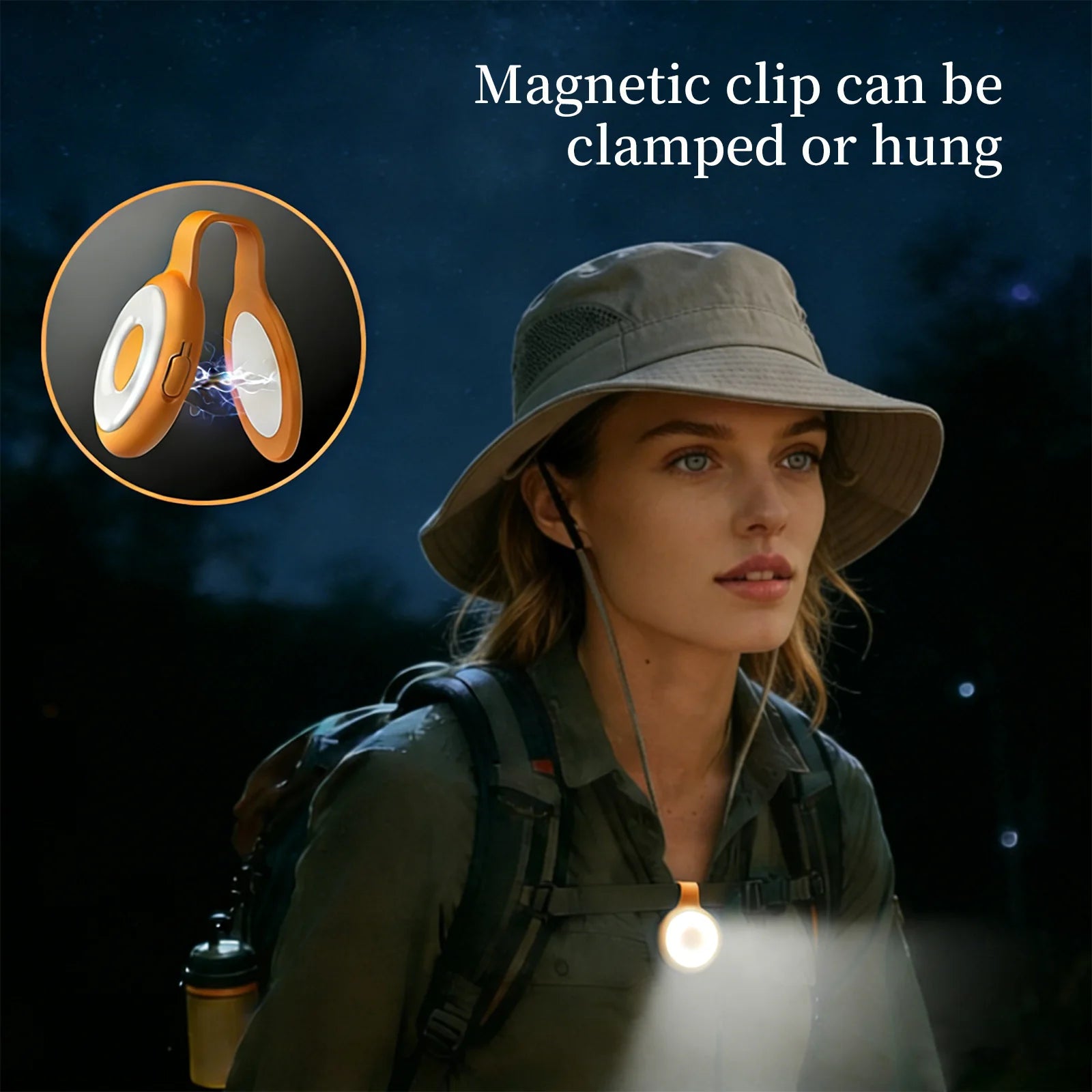 ToriTails Magnetic Mini Fill Light (with Selfie Mirror)