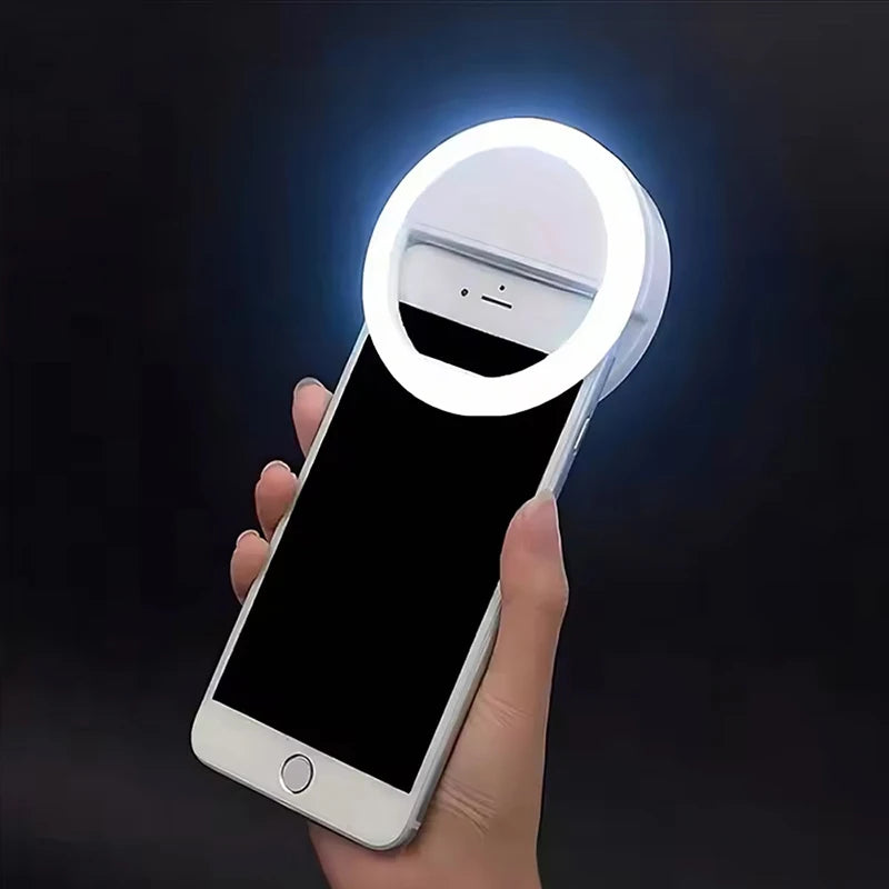 3-Mode Portable Selfie Clip Light (Adjustable LED)